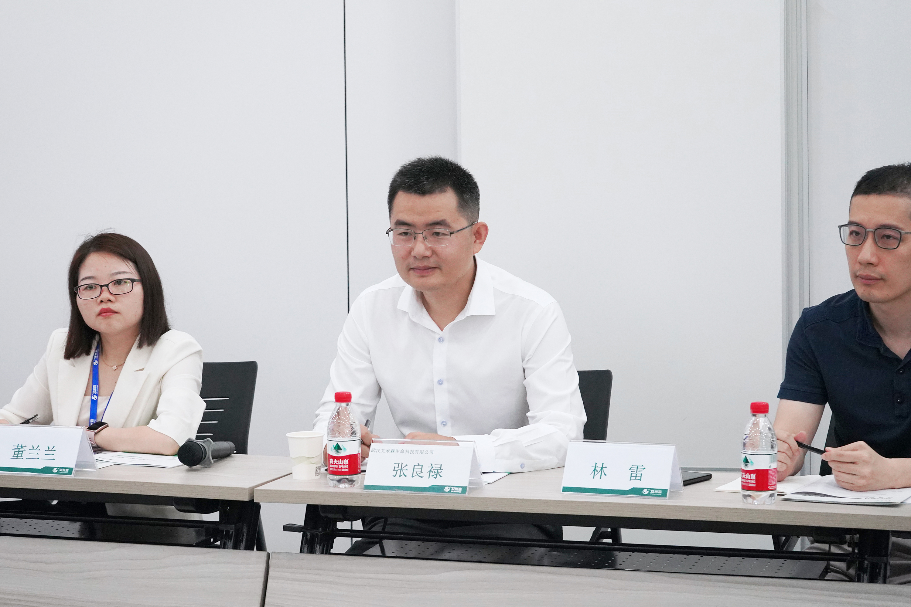 丽水市莲都区委书记张壮雄一行莅临艾米森考察交流